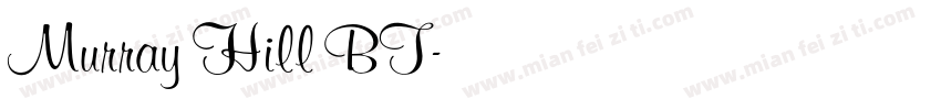 Murray Hill BT字体转换